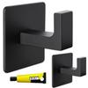 Set of 2 black KSANTI aluminum hangers