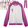 Stylish And Comfortable Haikyuu Cosplay Shiratorizawa Gakuen Koukou Sportswear Uniform Set