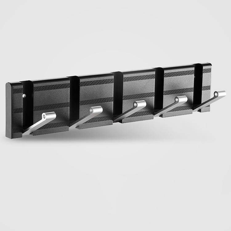 Black Nordic Decorative Wall Mounted Metal Living Room Wardrobe Clothes Hidden Wall Hook