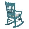 Dollhouse Miniature Rocking Chair Green 1 12 Scale Wooden Rocking Chair Miniature Dollhouse Furniture