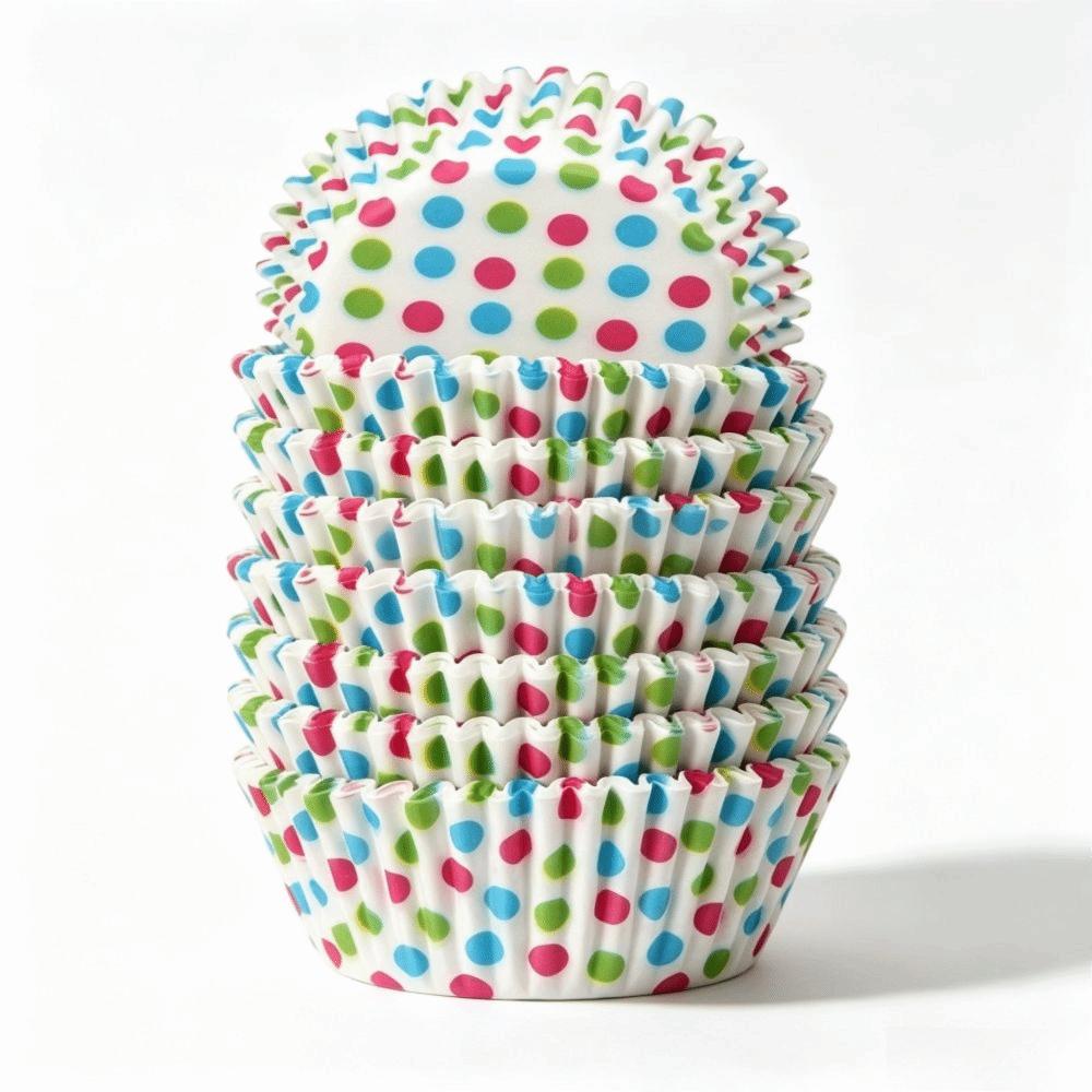 100pcs Oil Proof Cupcake Liners Paper Muffin Cups Multipurpose Baking Cups Cake Baking