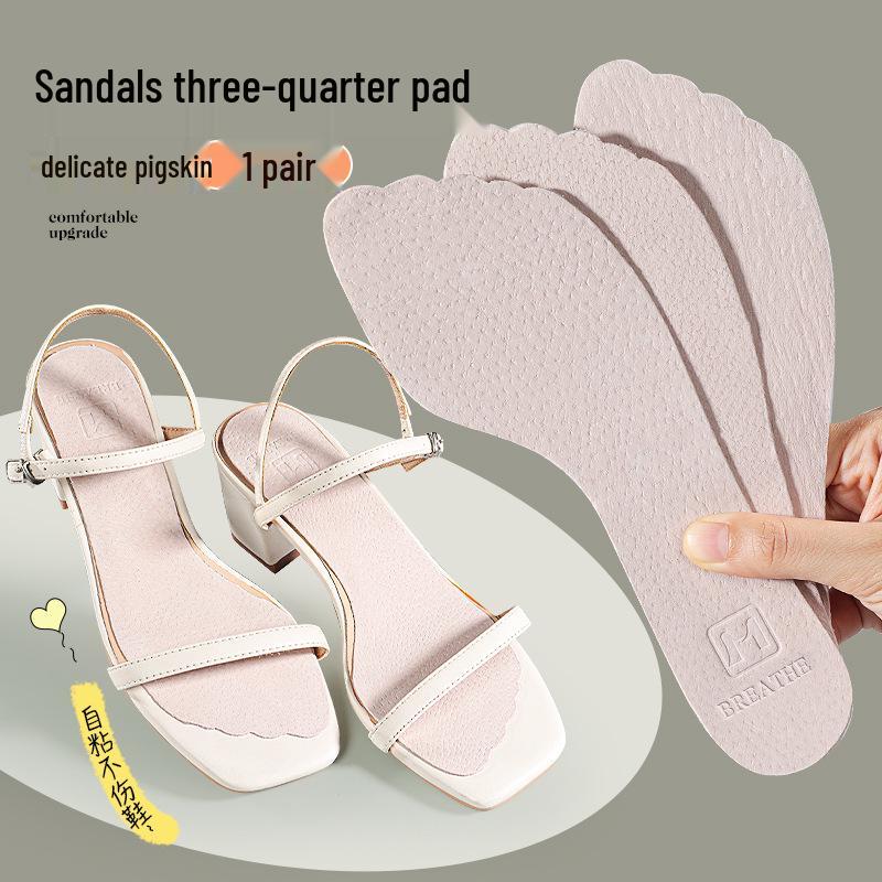 

Самоклеящиеся стельки из свиной кожи для босоножек на высоком каблуке - Влаговпитывающие, дышащие, нескользящие и амортизирующие для лета. 37-38