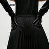 Edition Women's Halter Camisole & Pleated Wool Blend Pencil Skirt Set