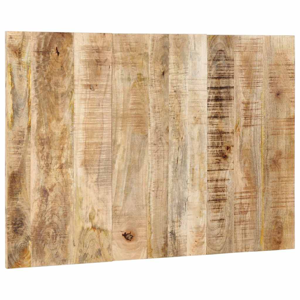 Headboard 120 cm Solid Raw Mango Wood