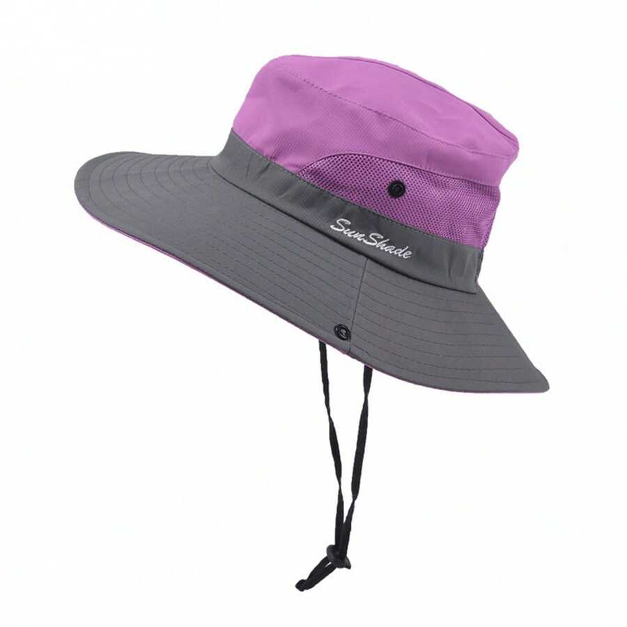 Unisex Sun Protection Bucket Hat Quick Dry Outdoor Wide Brim Summer Hat
