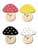 Mushroom Clock DIY Wall Clock Creative Cartoon Wall Acrylic Clock Home School Child Gift