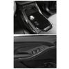 For Haval H6 3rd Gen  2022 Car Center Console Part Trim Modify Carbon Fiber Color Change Stainless Steel Decoration
