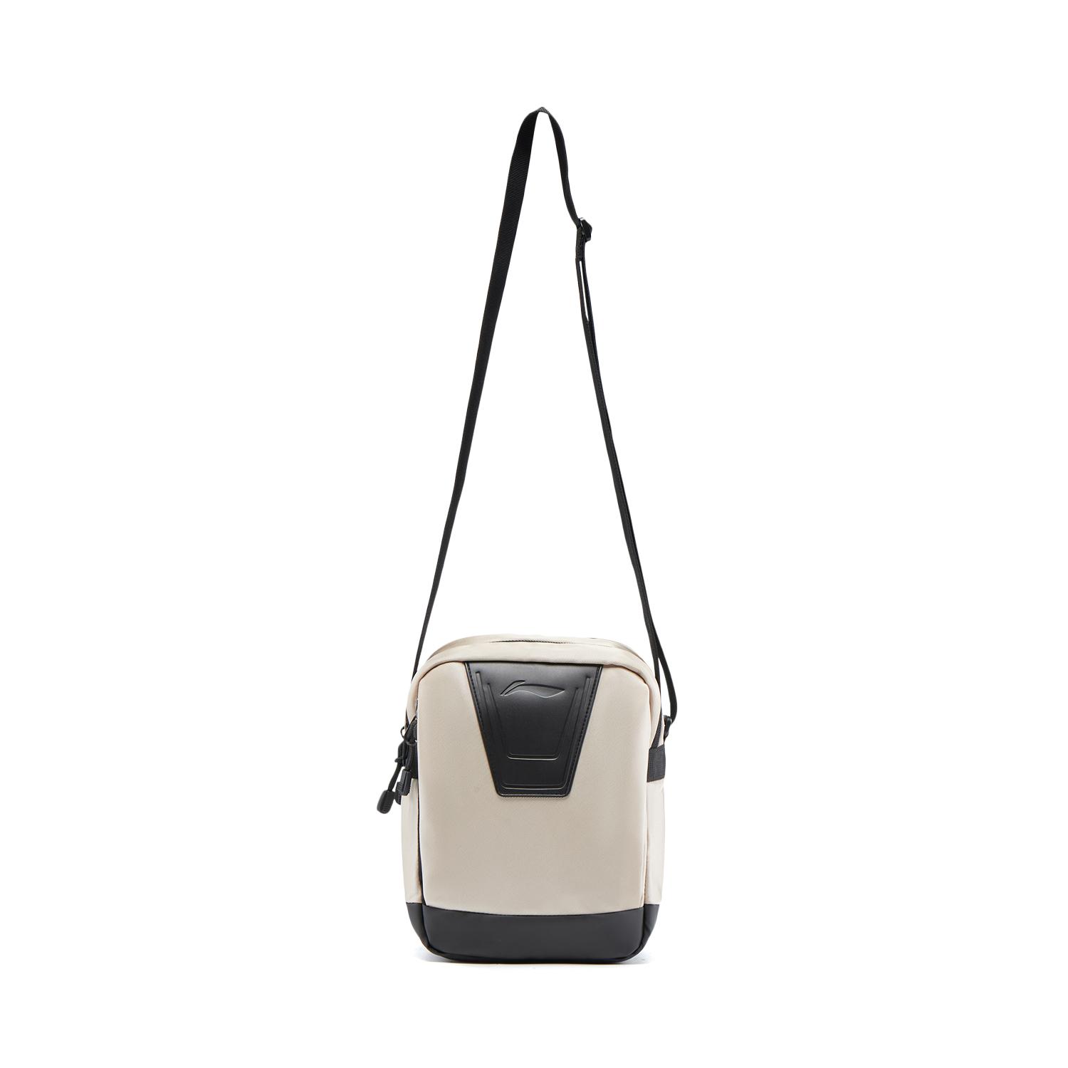 Li Ning Fitness Series Polyester Crossbody Bags Regular Unisex Mica Gray ABDV303-2 185*95*230mm