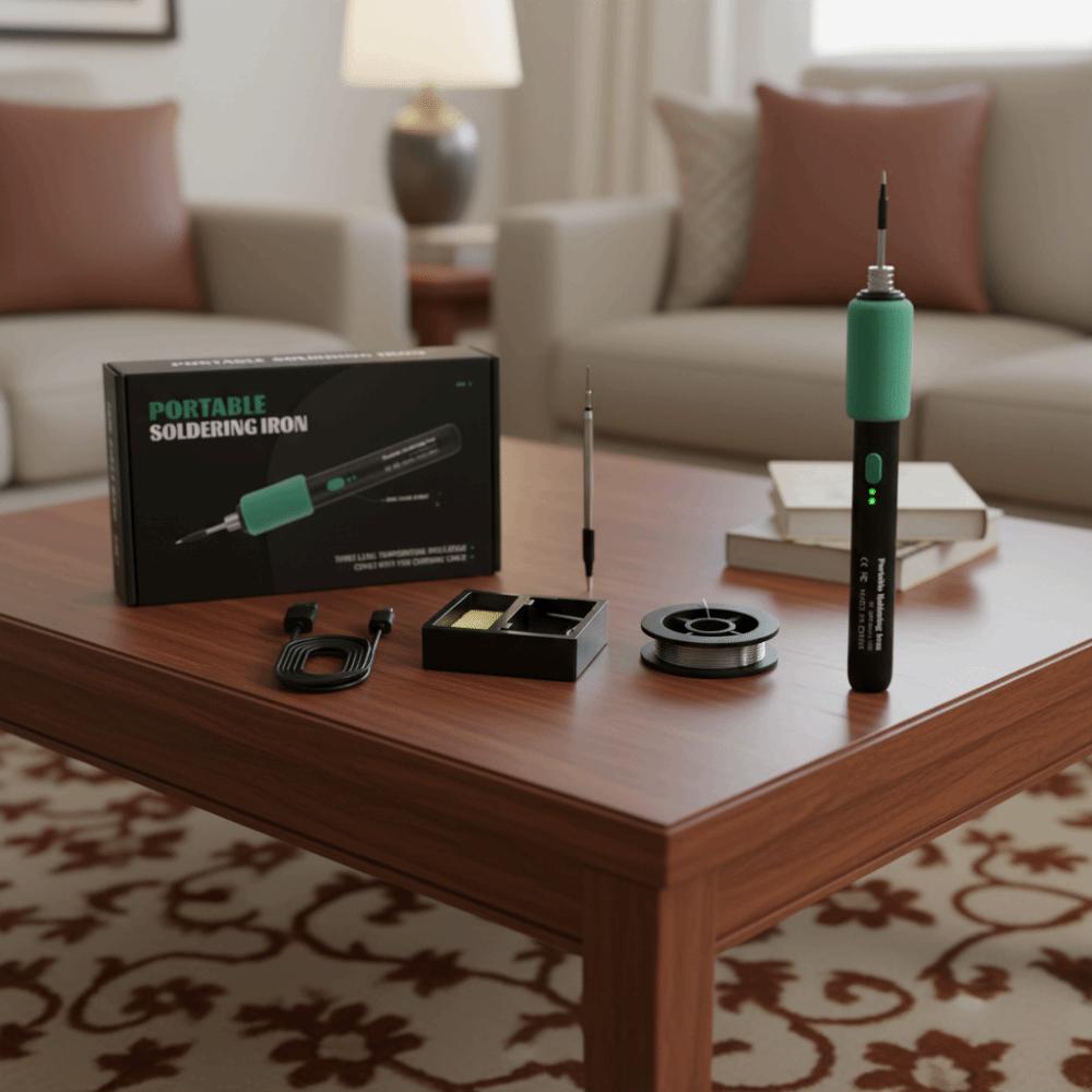 Dual-Use Function Mini Small Soldering Iron Set Electric Iron Solder  Wire Breaking