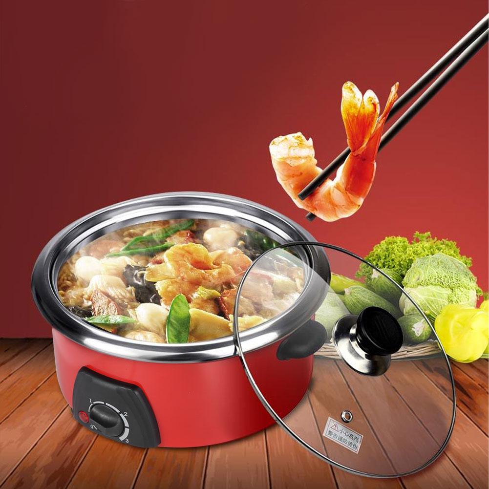 Multifunkční elektrický kotlík pro domácnost Varný hrnec Stewpot Cooker Tool 5L kuchyňské náčiní