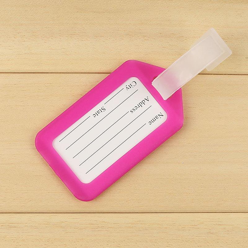PP Plastic Airplane Boarding Pass Luggage Tag - Suitcase & Bag Name Label Accessory