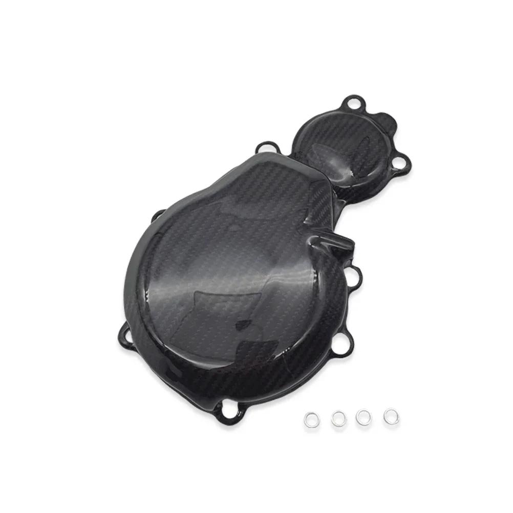 For KTM HUSQVARNA GASGAS SX XC TX TC EX MC 250 300 2023 2024 2025 Motocross Ignition Cover Guard Carbon Fiber Magneto Protector
