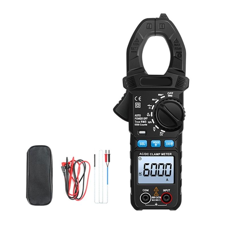Digital Clamp Multimeter Effective Value 6000 Counts Contact Less potential Indicator With brightened Display