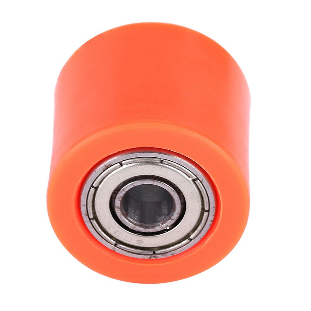 8mm Universal Chain Roller Tensioner Pulley Wheel Guide for Motorcycle Dirt Bike Enduro Orange