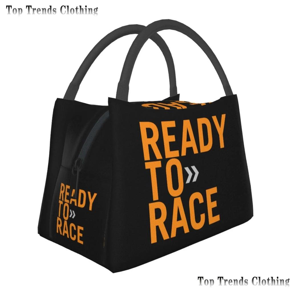 Ready To Race Thermal Insulated Lunch Bag Enduro Cross Motocross Bitumen Bike Life Resuable Lunch Container Storage Food Box