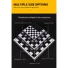 Portable Special Magnetic Chess Backgammon Checkers Set Big Board Draughts Entertainment Christmas Travel Games Aldult Kids Gift