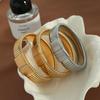 Retro personalized bracelet exaggerated titanium steel fashion light luxury design gold-plated niche magnetic bracelet