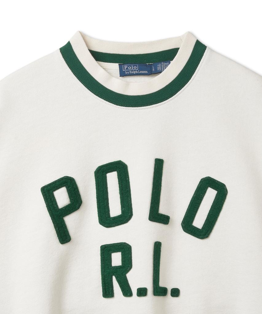 POLO RALPH LAUREN W Logo Fleece Sweatshirt - White