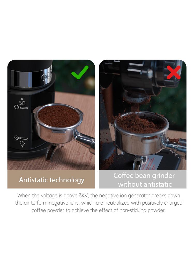 HiBREW G3A Adjustable Coffee Grinder – Home Espresso Grinder