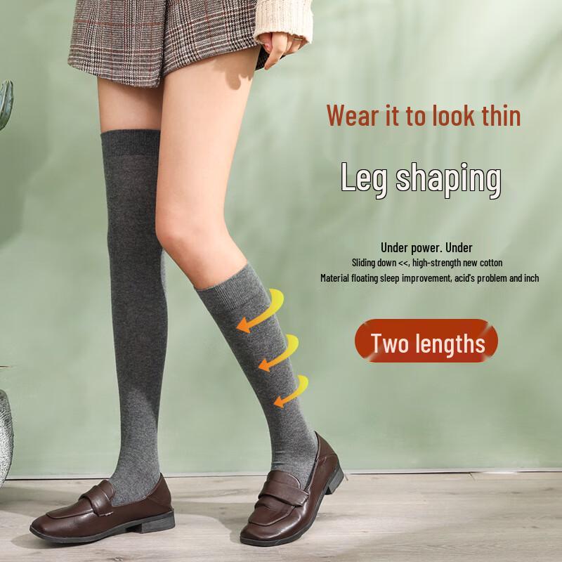 Langsha Japanese JK Style Over-the-Knee Socks One Size