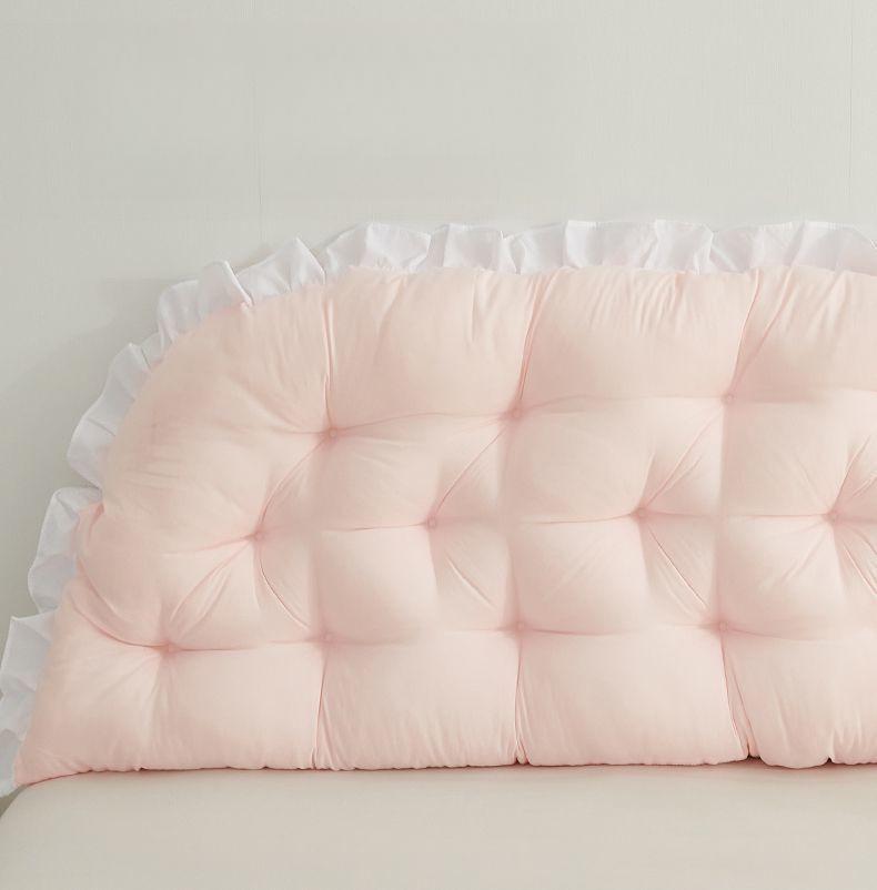 Dormitory Soft Headboard Cushion with Lumbar Support - Anti-collision, Princess Tatami Sofa Style.