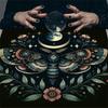Butterfly Flower Pattern Astrology Tablecloth Tarots Divinations Tablecloth Altars Cloth Divinations Board Game Accessory