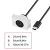 Waterproof USB C Panel Mount Cable Plug And Play Support Fast Charging &Data Transmission For Various Electronics