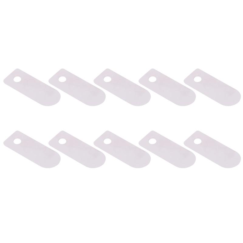 10Pcs Valve Plate Air Compressor Silent OilFree Machine Aluminum Accessories Replacement(Short Valve Plate 13x33mm )