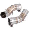 Motorcycle Muffler Link Pipe Motorcycle Full Exhaust System Center Pipe Connector for  900 2017-2018