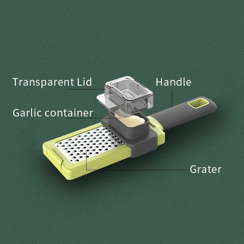 Ginger Garlic Grater Press Ginger Knife Manual Onion Chopper Household Garlic Ginger Grinding Gadgets Creative Vegetable Cutter