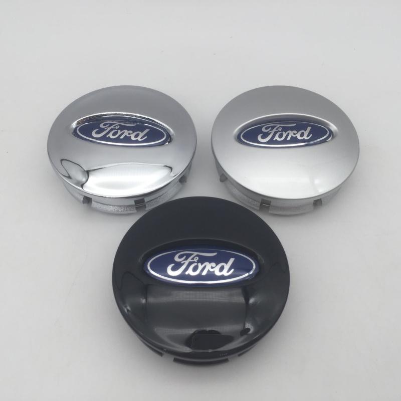 4pcs 3D for Ford 66mm Car Emblem Wheel Hub Center B48 Cap Badge Covers Sticker Decal Styling Auto Accessories