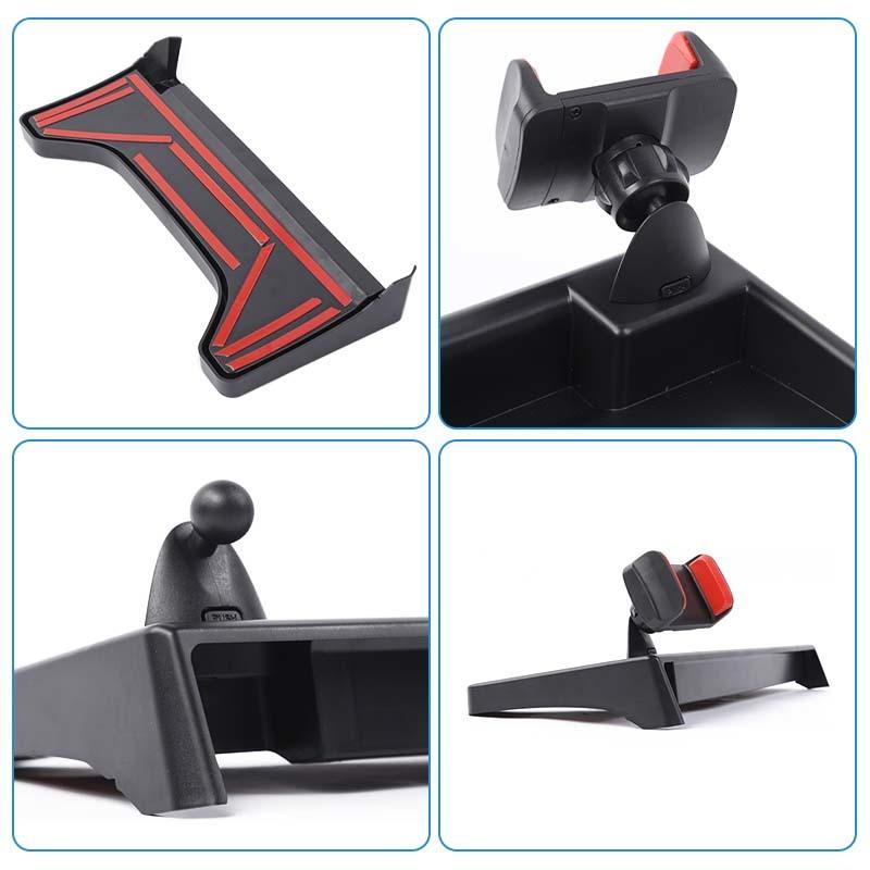 Car Center Console Phone Holder Storage Box Bracket GPS Stand Fit For  Jetour Traveler 2023 Up Shanhai T2 2024 Up Car Interior Accessories