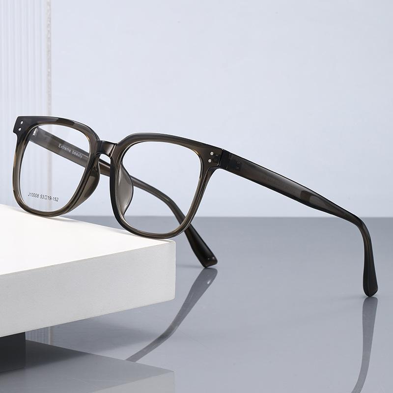 JYL TS Men's Retro Square Optical - Myopia-Ready Versatile Trendy Frames GTP-J10008