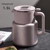 Pure Titanium Insulated Tea Pot