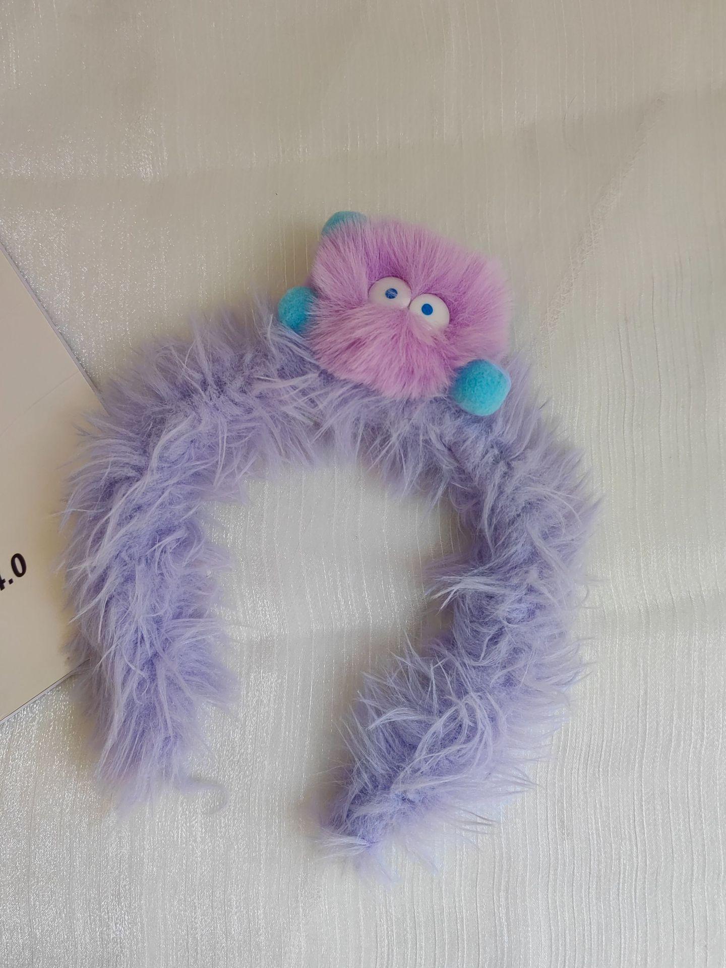 

Плюшевый монстр жизненной силы, забавная повязка на голову, милая девочка, сердце, гротескная повязка-пучок для волос, уродливо-милый дизайн, повязка на голову, аксессуары для волос