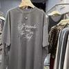 T-shirt Women Versatile Summer Casual Large Size Loose Round Neck Stamp Pullover Tops