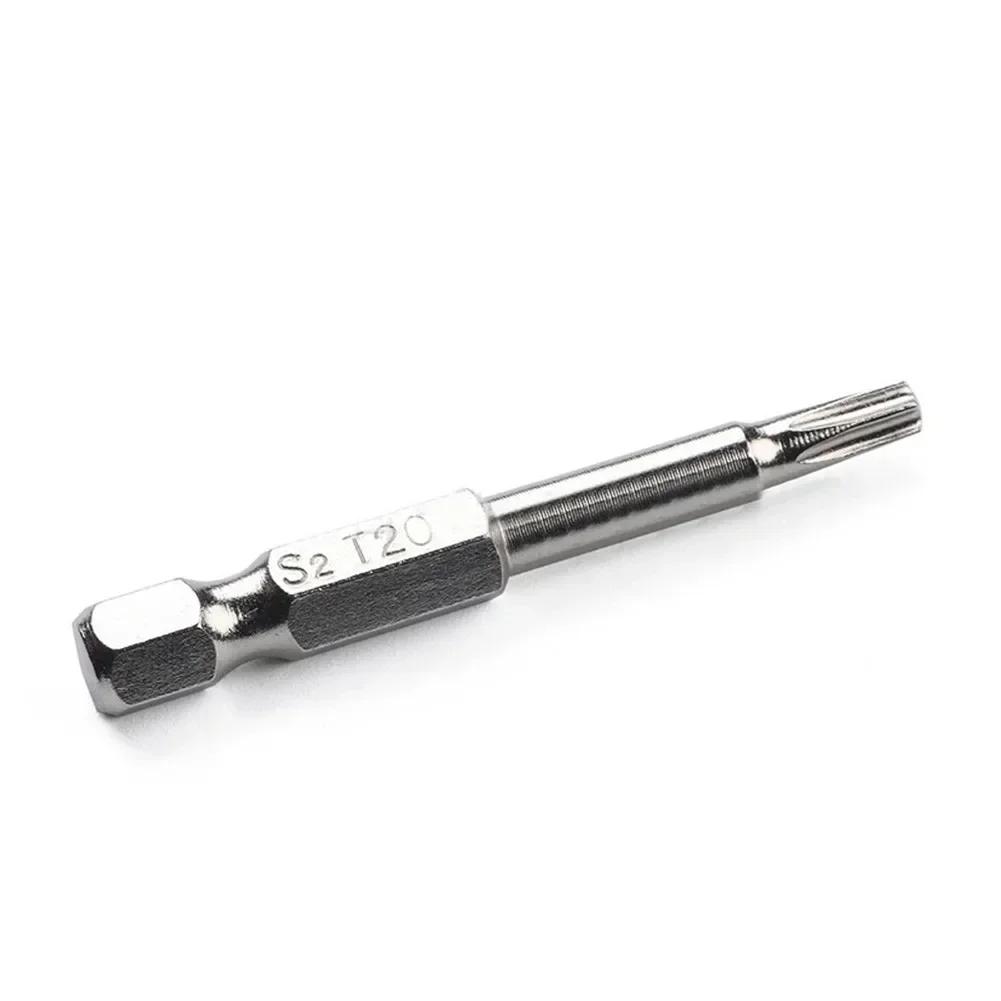 8 Stück Schraubendreher-Sets Magnetisch Für Torx Schraubendreher Bits Set 50mm Lang Für T5-T8 Für T9 Für T10 Für T15 Für T20 Für T25