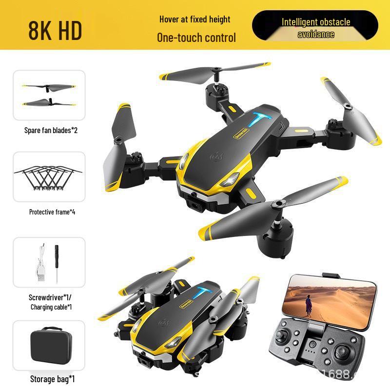 New HD Aerial Photography Drone: Smart Obstacle Avoidance, Brushless, Single/Dual Camera, Long Battery Life, Portable Remote Control
