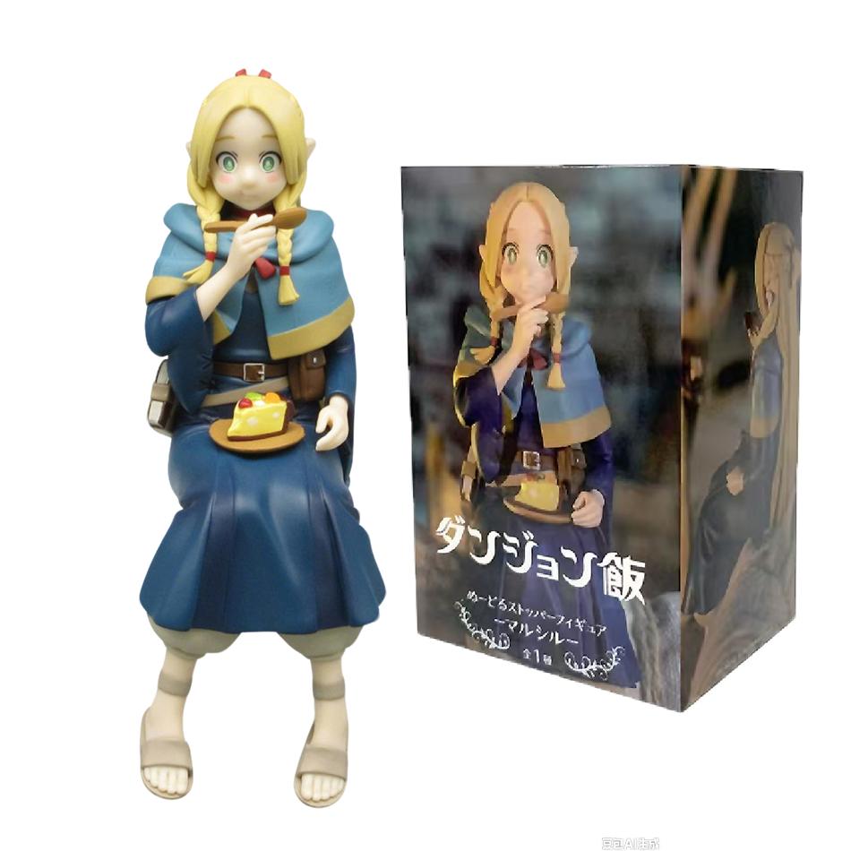 14cm Good Smile Original Delicious In Dungeon GSC Meshi Marcille Laios Raiosu Anime Action Figure Noodle Stopper Model Toys Gift