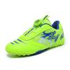 Children's football shoes new student boys sports TF rotating buckle short nail five-a-side indoor leather foot training shoes men