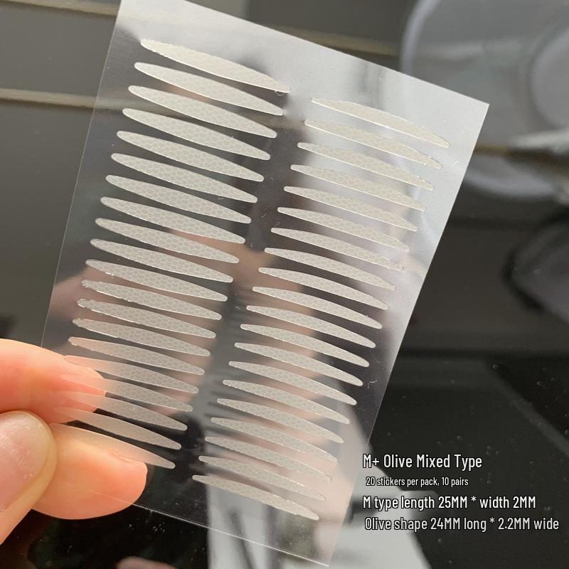 You Yi Shi Invisible Matte Eyelid Stickers - Natural Seamless Adhesive for Swollen Eyelids, Single/Double-Sided, for Beautiful Eyes.