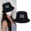 Embroidery Bucket Hat for Adult Outdoor Breathable Summer Spring Fisherman Hat