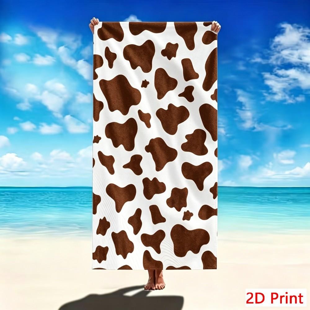 Sand Free Microfiber Beach Towel Large Cow Bath Towel Quick Dry Super Absorbent XL Swim Blanket Outdoor Picnic Pool Mat Rug
