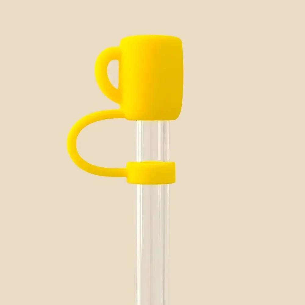 Silicone Straw Cover Cap Dust-Proof Bell Flower Straw Topper for Stanley Yeti Tumbler Cup Straws Accessories