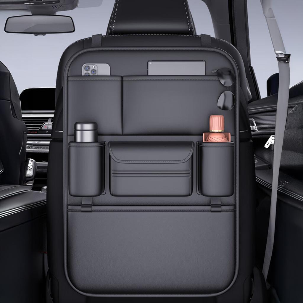 Car Seat Back Storage Bag Stable Buckle with Durable Waterproof Material Suitable for Kids and Travel