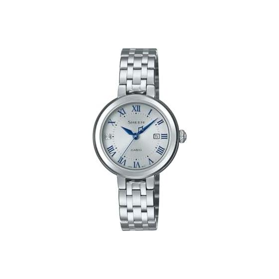 [Casio] Watch Scene [Domestic genuine product] Solar Sapphire Glass SHS-4530J-7AJF Women s Silver x Blue