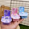 Süße Cartoon Sanrio Kuromi 3D Falt-Popup Schlüsselanhänger Schul-Thema Miniatur Schlüsselanhänger Kleiner Schlüsselanhänger Für Alle Altersgruppen Freunde