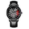 Boruse Caliper Hub Trendy Men'S Belt Watch Student Waterproof Luminous Quartz Watch