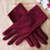 Girl Formal Stretch Satin Gloves Party Wedding Gloves