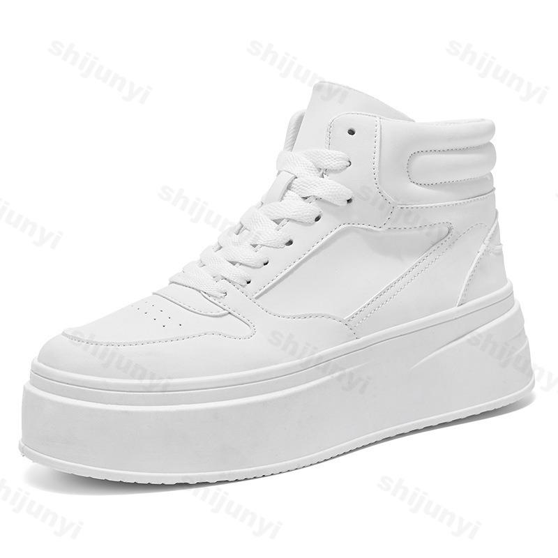 Men's Shoes High Top Ankle Boot Platform Comfortable Casual Shoes Man Trend Anti Slip Sneakers Fashion Thick Soled Shoes Zapatos